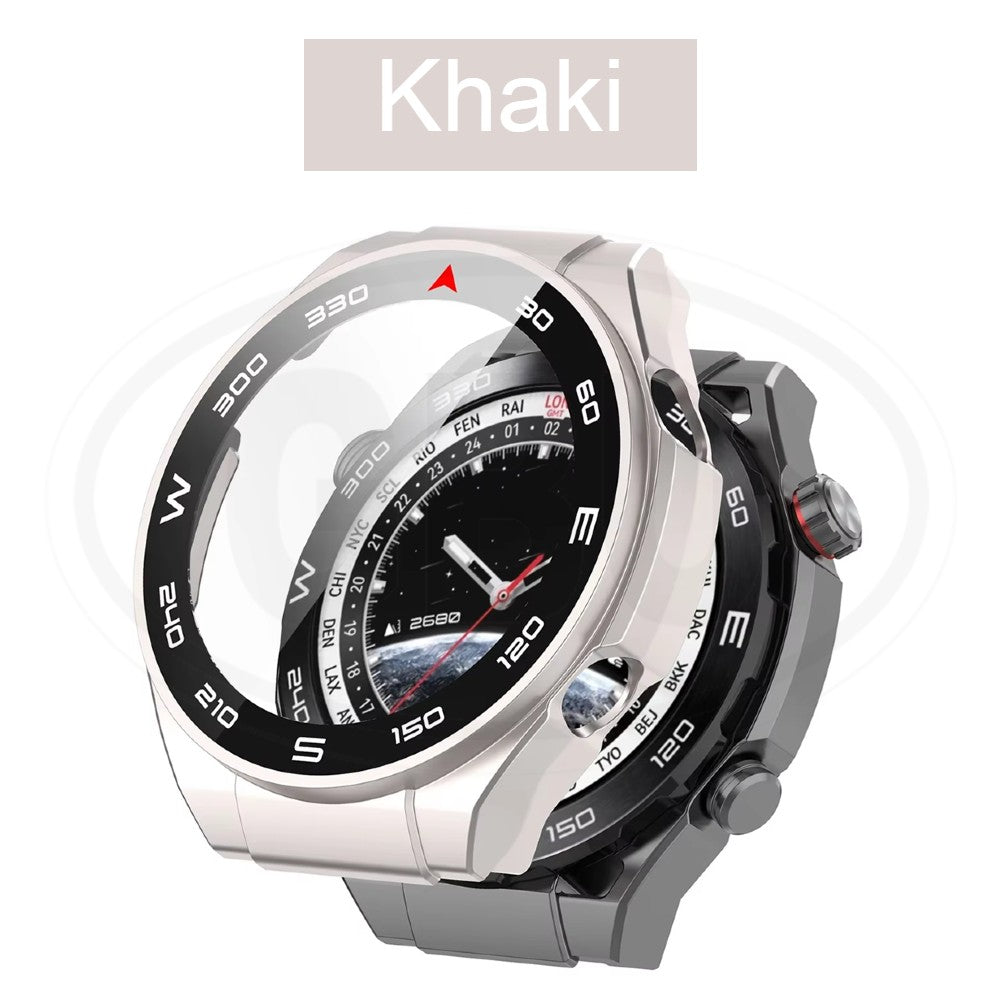 Huawei Watch Ultimate / Huawei Ultimate Full Cover Case 2-in-1 with Tempered Glass Protector Screen