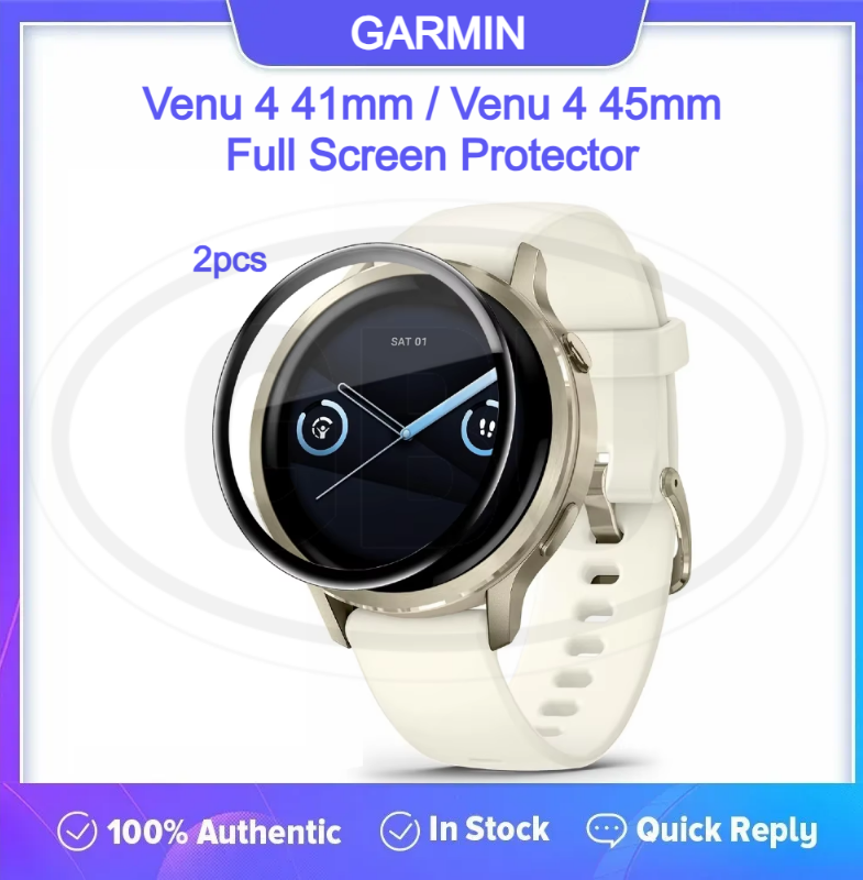 [2pcs] Garmin Venu 4 41mm / Venu 4 45mm 3D Full Cover Screen Protector - Full Screen