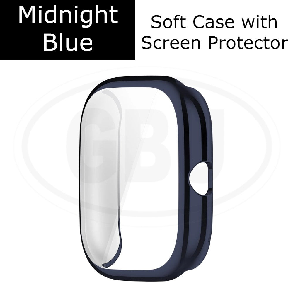 Amazfit GTS 4 Mini / GTS 4 / GTS4 Mini / GTS4 2-in-1 Full Cover Case with Tempered Glass Protector Screen