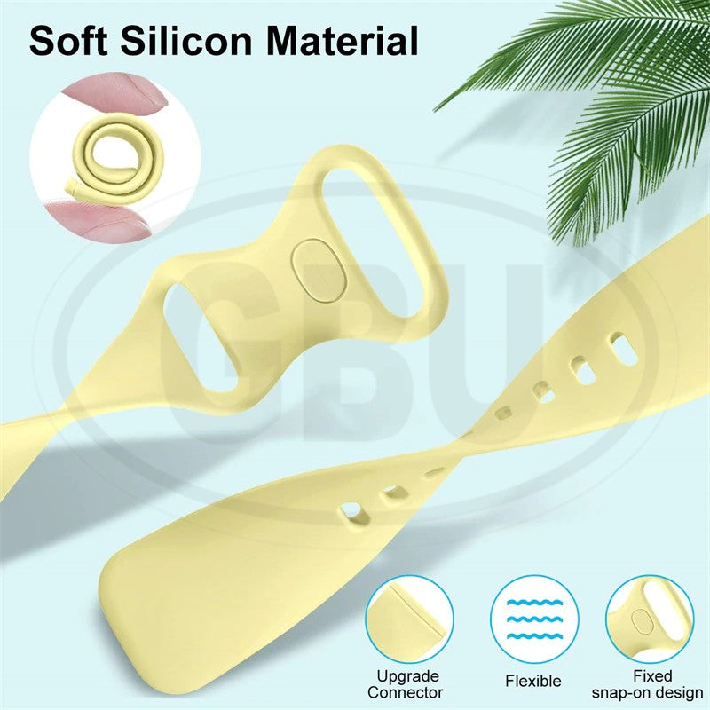 Fitbit Versa 4 / Sense 2 / Versa 3 / Sense Smart Watch Soft Silicone Replacement Band Strap - Small size