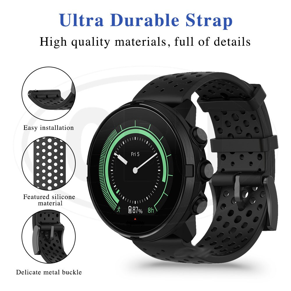 Suunto 9 / Suunto 7 / Suunto 9 Baro / Core Alpha / D5 / Spartan Sport Wrist HR Strap 24mm Strap Suunto Tali Jam
