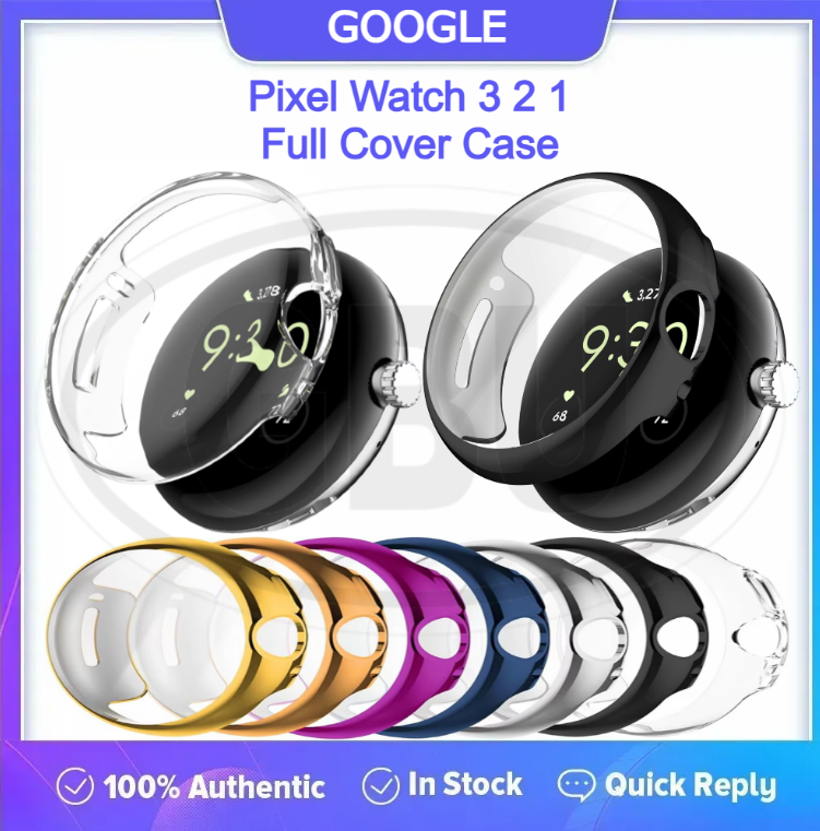 Google Pixel Watch 3 / Google Pixel Watch 2 / Google Pixel Watch TPU Full Cover Protector Case