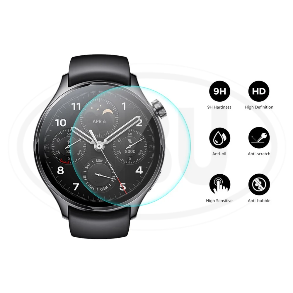 [2pcs] Xiaomi Watch S1 Pro / Mi S1 Pro Watch Screen Protector HD Tempered Glass
