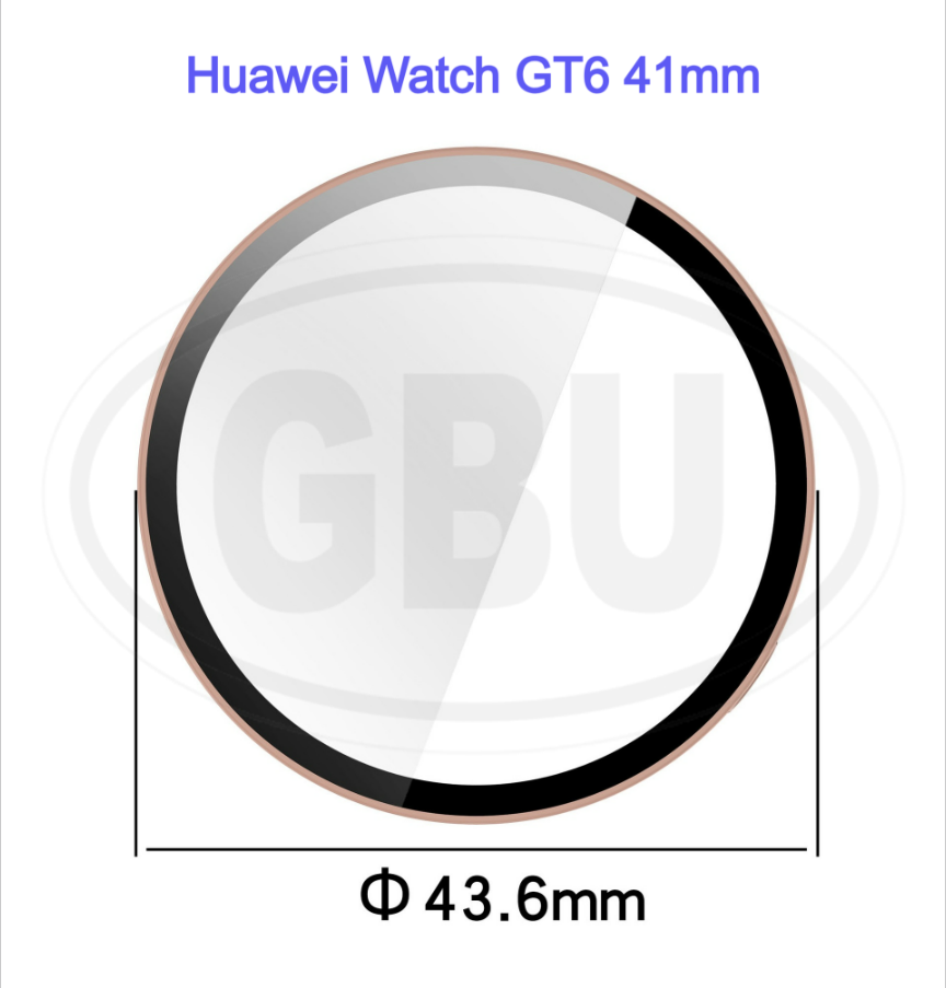 Huawei GT6 46mm / GT6 41mm Sarung Full TPU Built-in Screen Protector Cover / Sarung Half Silikon - No Screen