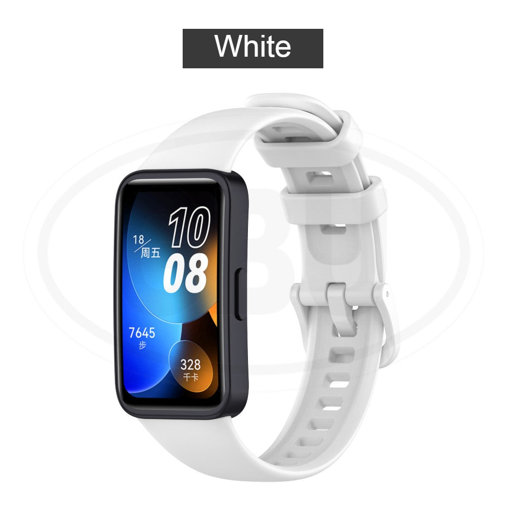 Huawei Band 10 / Huawei Band 9 / Huawei Band 8 Smartwatch Tali Silikon Lembut / Watch Strap - Full Color Buckle (High Quality)