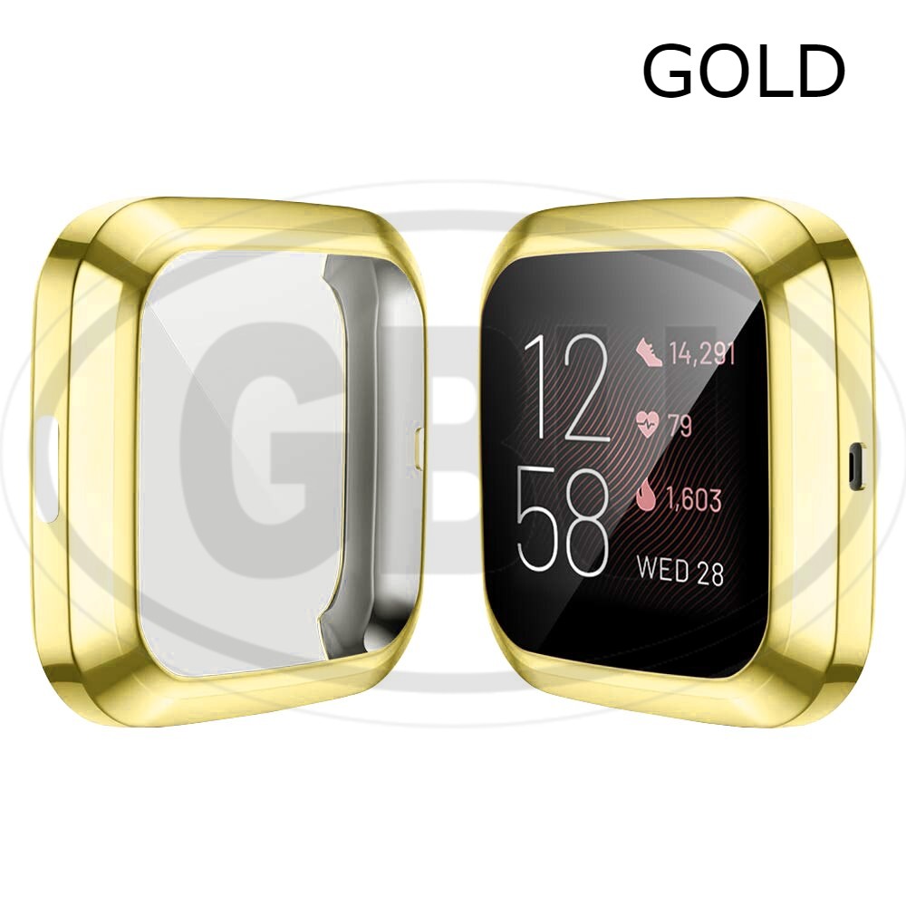 Compatible with Fitbit Versa / Versa 2 / Versa 3 / Versa 4 TPU Full Cover Protector Case (NOT ORIGINAL)
