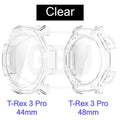 Amazfit T-Rex 3 Pro 44mm / T-Rex 3 Pro 48mm Sarung Full Built-in Tempered Glass / Sarung Half Silikon - No Screen