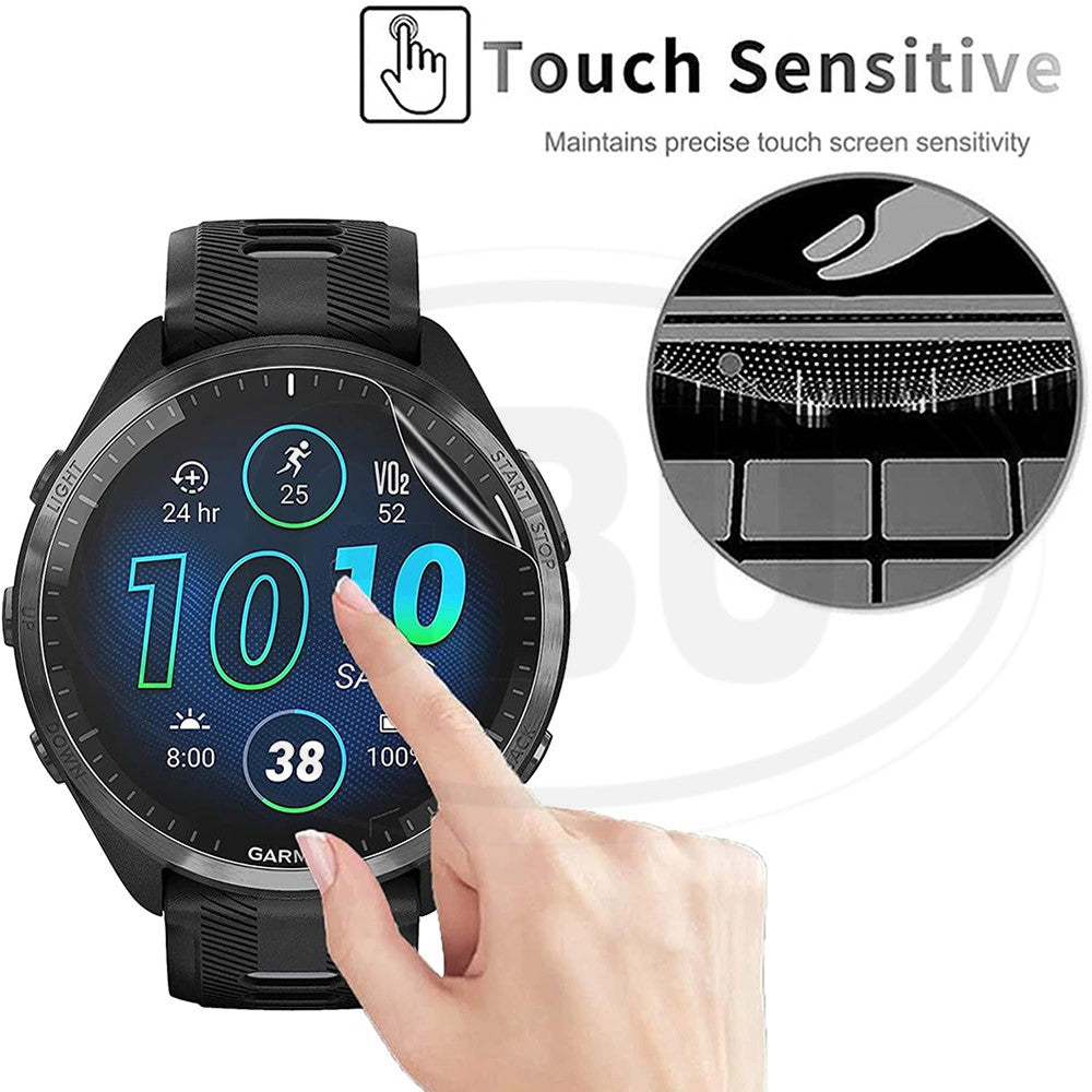 [2pcs] Garmin Forerunner 965 / FR965 3D Full Cover Screen Protector - Full Screen