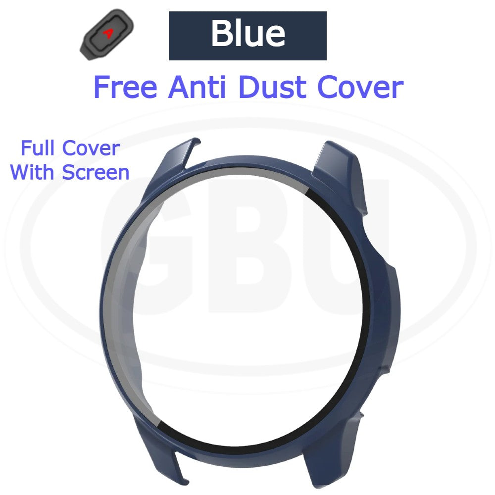 Coros Pace 2 Full Cover Case with Tempered Glass Protector  / Silicone Half Cover Protector Case - No Screen