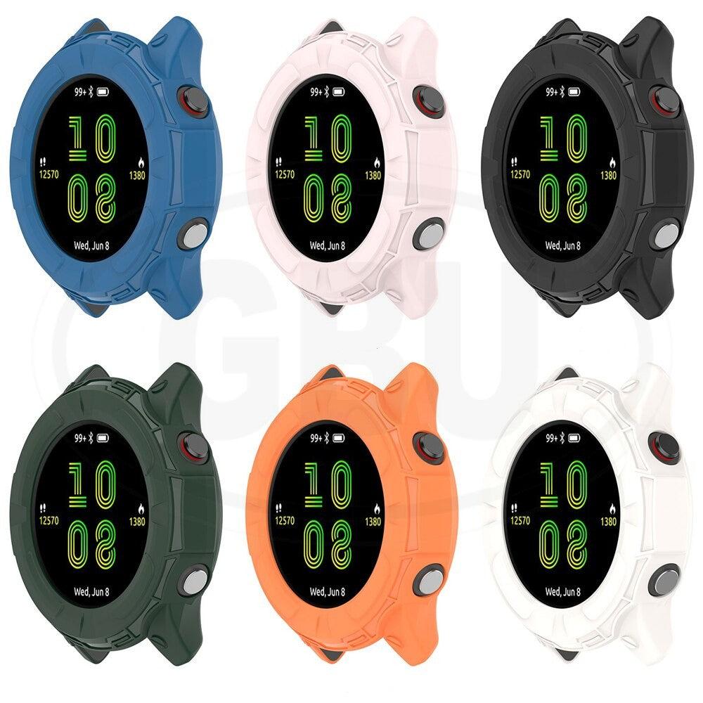 Garmin Forerunner 255 / Forerunner 255S / FR255 / FR255s TPU Half Cover Protector Case - No Screen