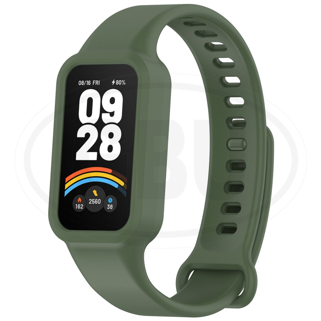 Compatible with Xiaomi Smart Band 9 Active / Mi Band 9 Active Soft Silicone Replacement Strap Band (NOT ORIGINAL)