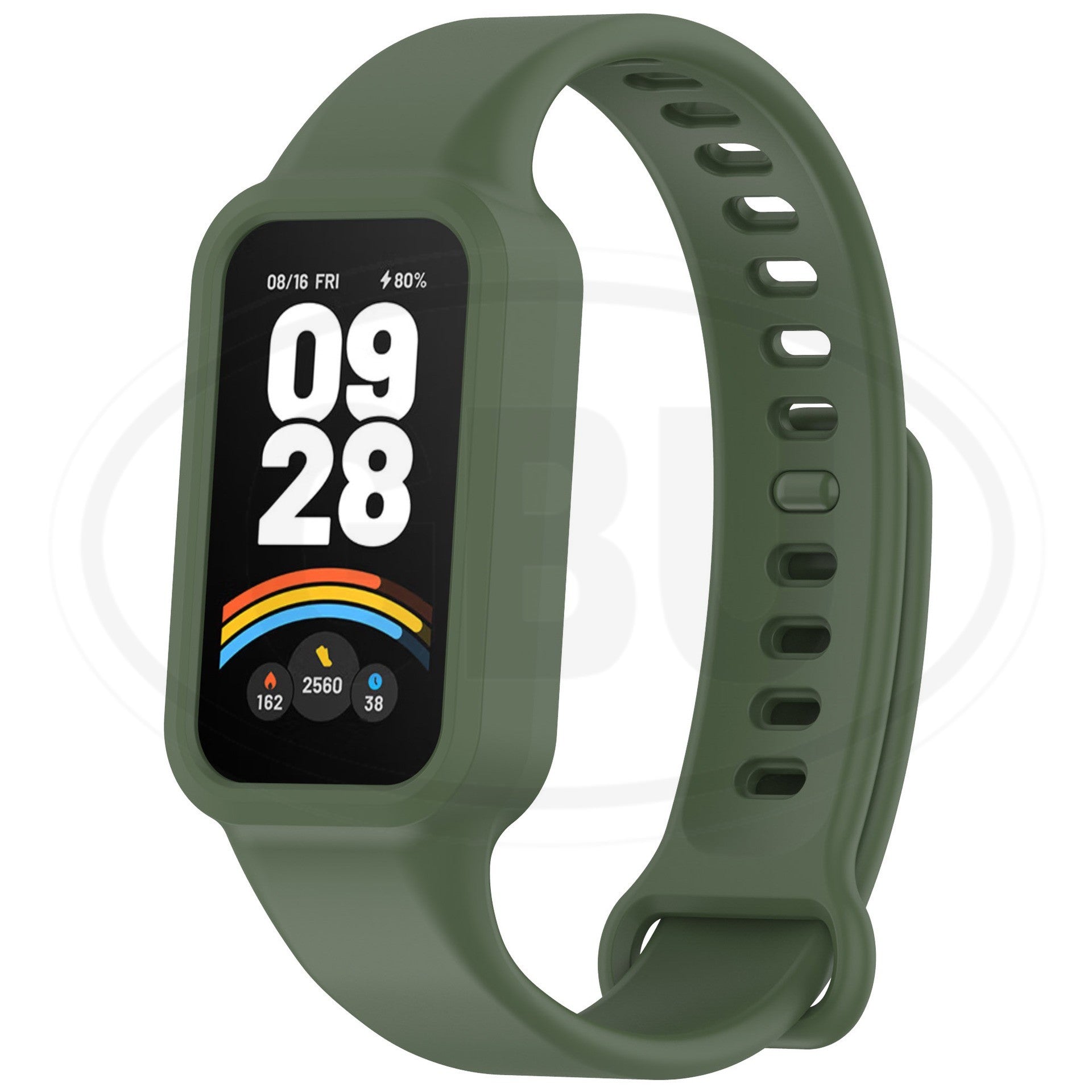 Compatible with Xiaomi Smart Band 9 Active / Mi Band 9 Active Soft Silicone Replacement Strap Band (NOT ORIGINAL)