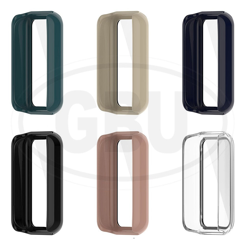Compatible with Amazfit Band 7 Sarung Full Built-in Tempered Glass Cover (NOT ORIGINAL)