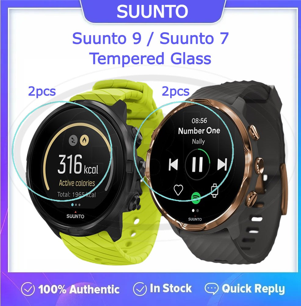[2pcs] Suunto 9 / Suunto 7 Screen Protector HD Tempered Glass