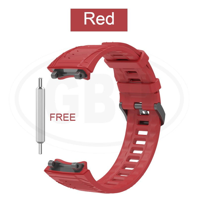 Compatible with Amazfit T Rex 3 / T-Rex 3 Strap Soft Silicone Strap Band (NOT ORIGINAL)