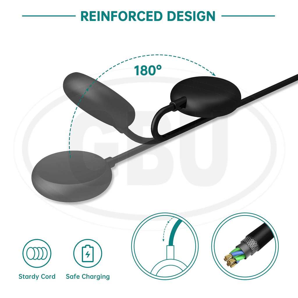 Google Pixel 3 / Google Pixel 2 / Google Pixel Watch USB Magnetic Wireless Charger Charging Cable