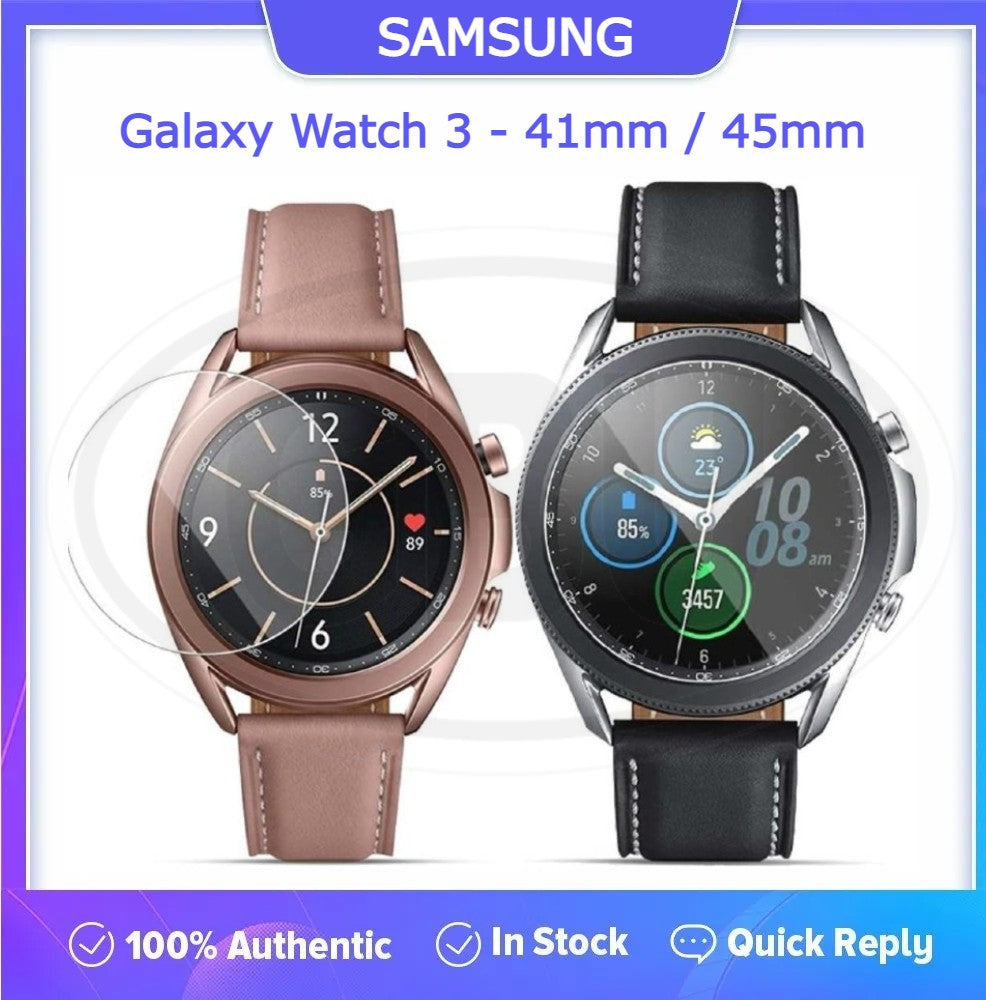 [2pcs] Samsung Galaxy Watch 3 41mm R850 / 45mm R840 Screen Protector HD Tempered Glass
