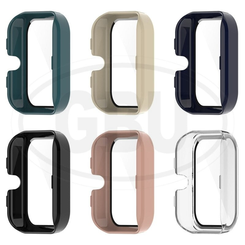 Amazfit Bip 3 / Bip 3 Pro 2-in-1 Full Cover Case with Tempered Glass Protector Screen