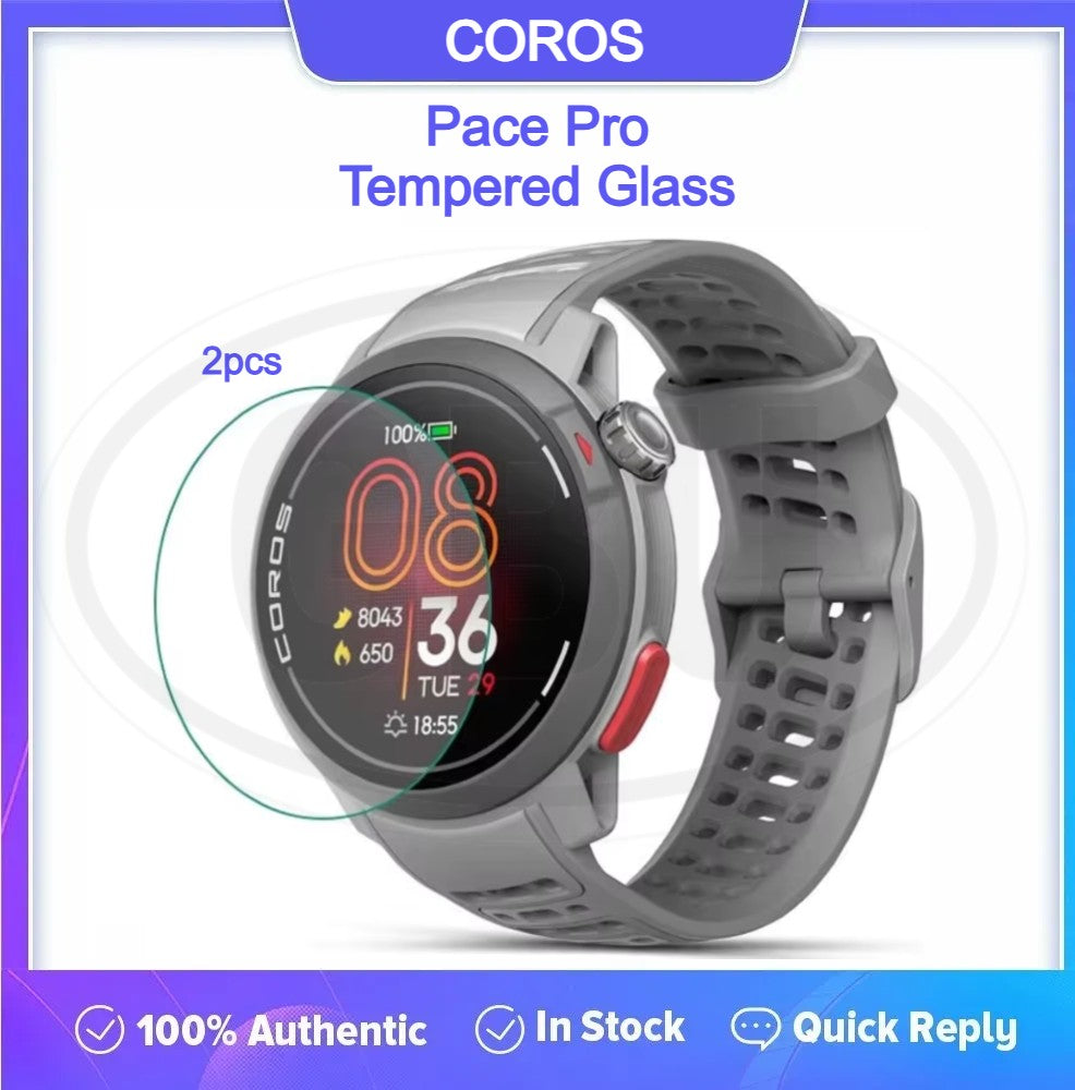 [2pcs] Coros Pace Pro Screen Protector HD Tempered Glass