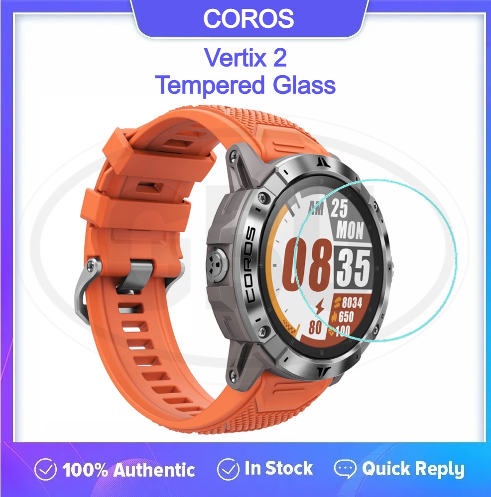 [2pcs] Coros Vertix 2 Screen Protector HD Tempered Glass