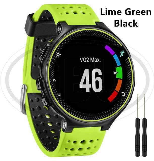 Garmin Forerunner 235 735XT 230 630 Approach S5 S6 Soft Silicone Strap Band - 22mm