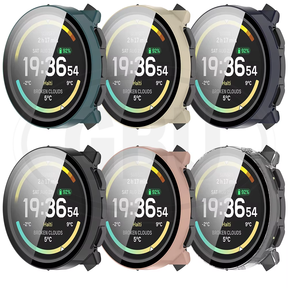 Suunto Vertical 2 Sarung Full Built-in Tempered Glass Cover