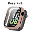 Honor Watch 5 Silicone and Full Cover Case with Tempered Glass Protector Screen - 2-in-1 TPU Cover