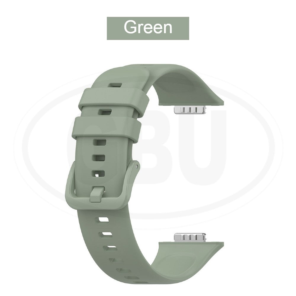 Huawei Watch Fit 2 / Watch Fit2 / YDA-B19V / YDA-B09S Soft Silicone Replacement Strap Band - Full Color Buckle