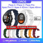 Coros Pace 4 / Pace 3 / Pace Pro / Apex 2 Pro / Apex Pro / Apex 4 42mm / Apex 46mm / Vertix Tali Silikon Lembut / Watch Strap - 22mm