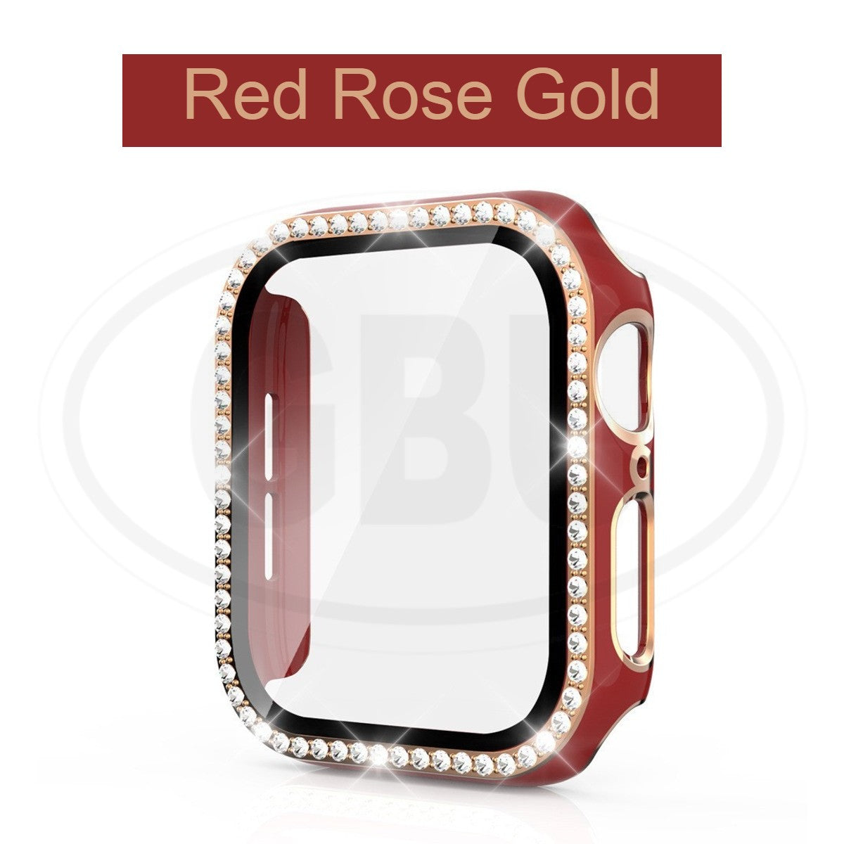 Apple Watch Series 9/8/7/SE/6/5/4/3/2/1 For 38mm/40mm/41mm/42mm/44mm/45mm/49mm Cover Case with Tempered Glass Screen