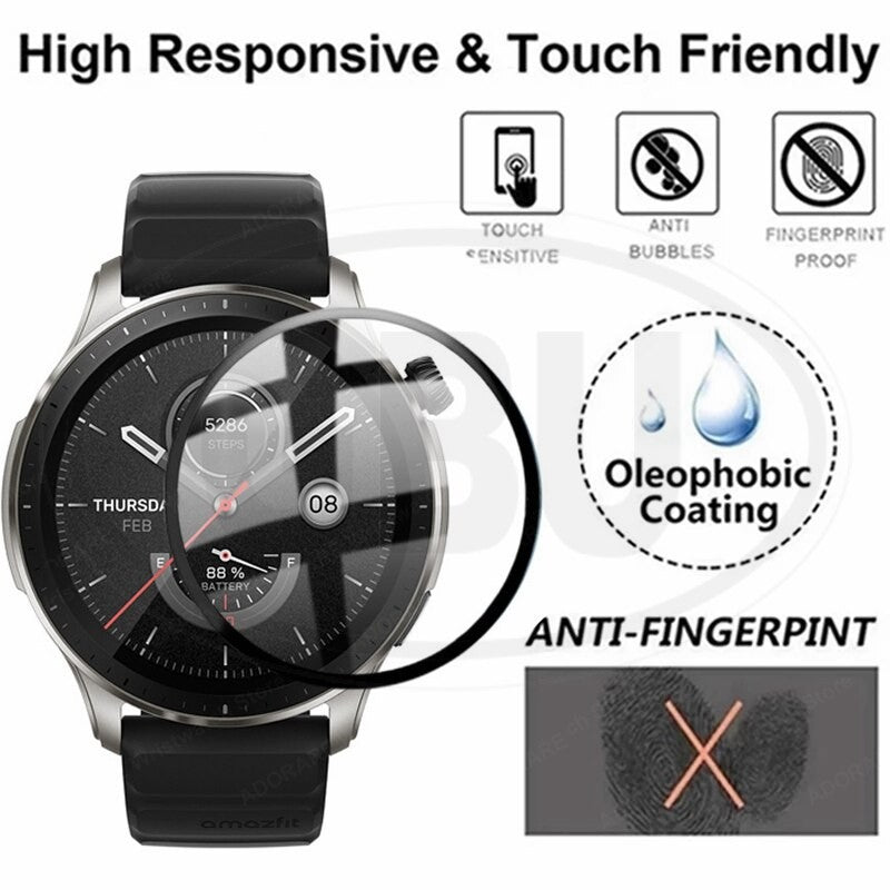 [2pcs] Amazfit GTR 4 / GTR4 3D Full Cover Screen Protector - Full Screen