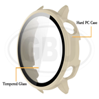 Oneplus Watch 3 43mm / Oneplus 3 43mm Sarung Full Built-in Tempered Glass Cover