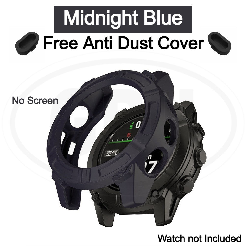 Garmin Descent G2 / Descent G1 Sarung Half Silikon - No Screen  PERCUMA Anti-Dust Cover