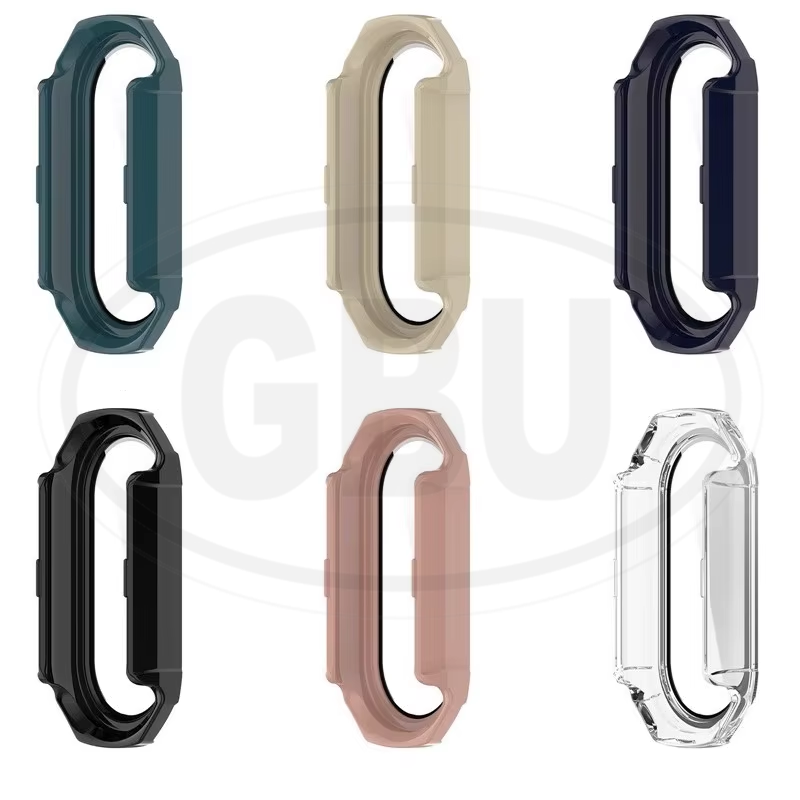 Amazfit Band 5 Case Sarung Full Built-in Tempered Glass Cover