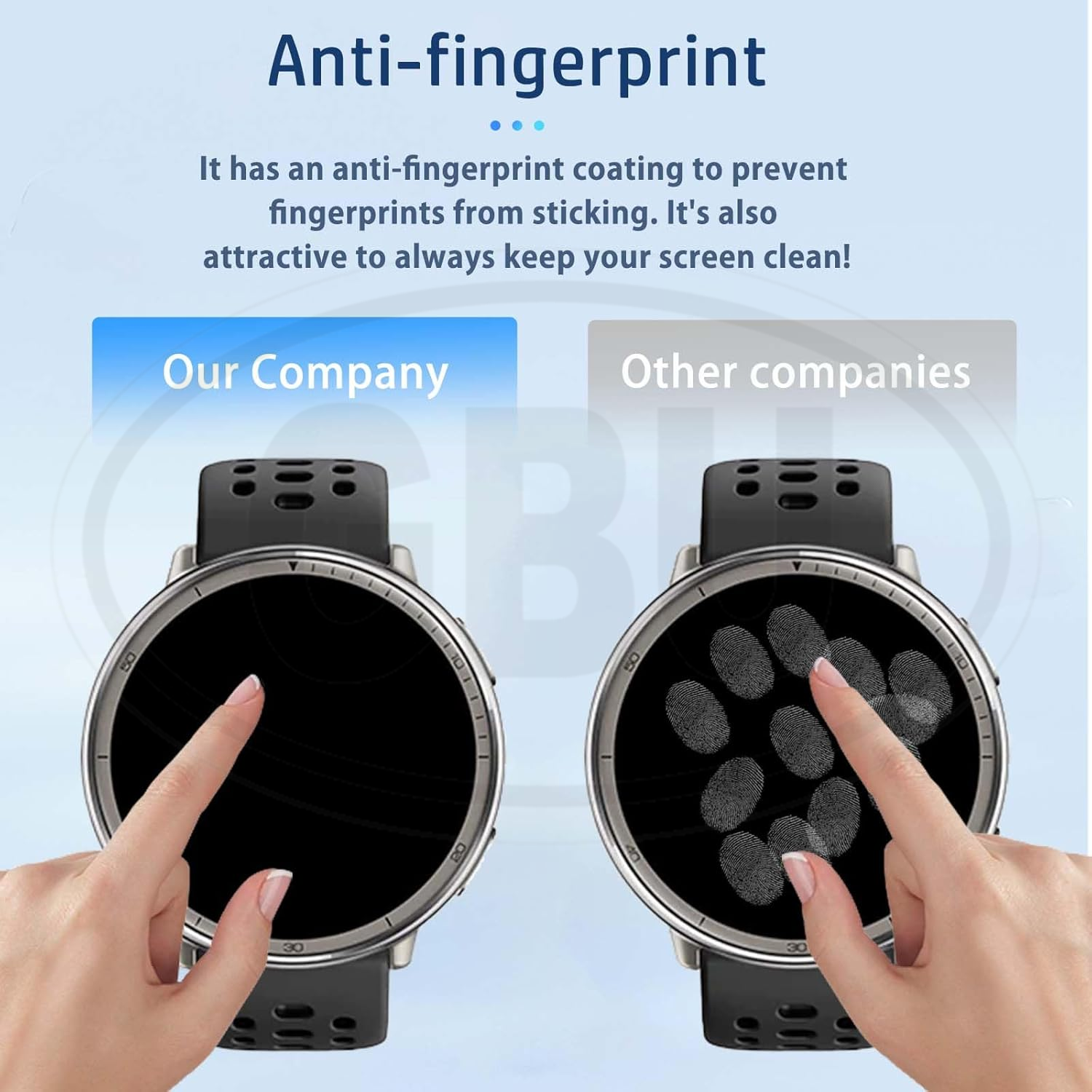 < 2pcs > Garmin Instinct E 40mm / Instinct E 45mm Screen Protector HD Tempered Glass