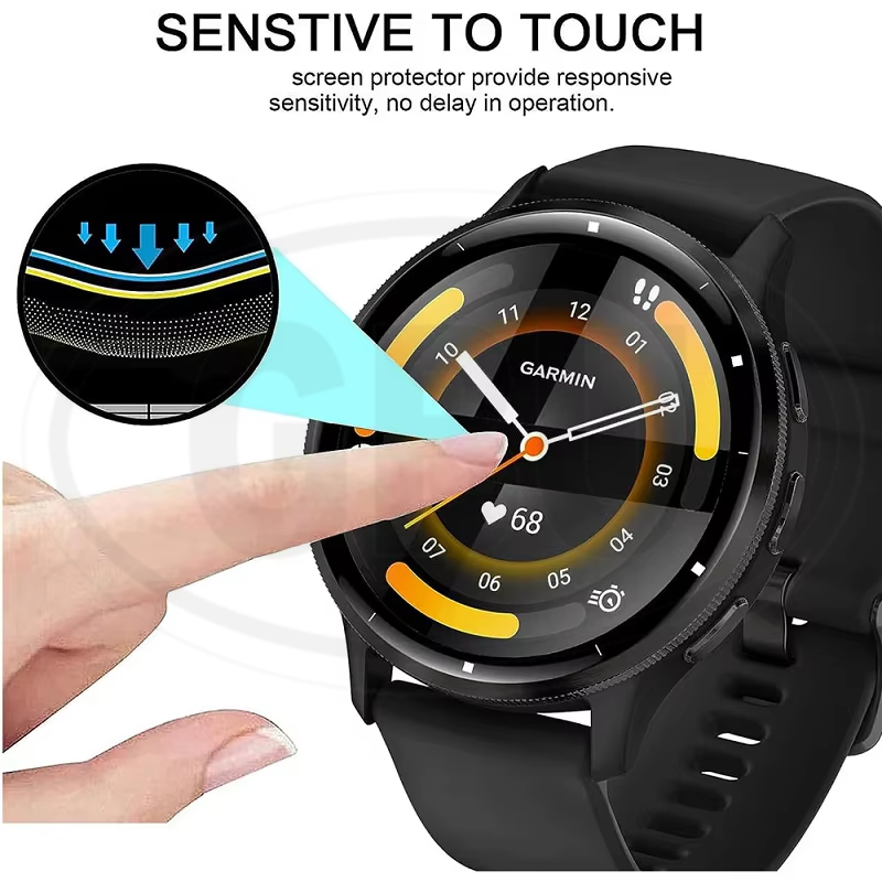 [2pcs] Garmin Venu 3 45mm / Venu 3S 41mm 3D Full Cover Screen Protector - Full Screen