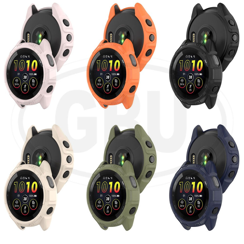 Garmin Forerunner 265 / Forerunner 265s / FR265 / FR265s TPU Half Cover Protector Case - No Screen