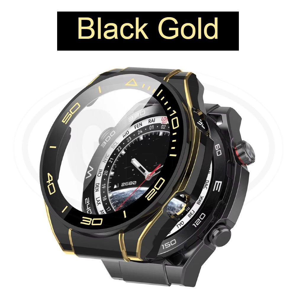 Huawei Watch Ultimate / Huawei Ultimate Full Cover Case 2-in-1 with Tempered Glass Protector Screen
