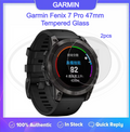 [2pcs] Garmin Fenix 7 Pro 47mm Screen Protector HD Tempered Glass