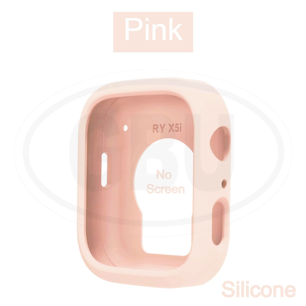 Honor Watch X5i Sarung Full Built-in Tempered Glass Cover / Sarung Half Silikon - No Screen