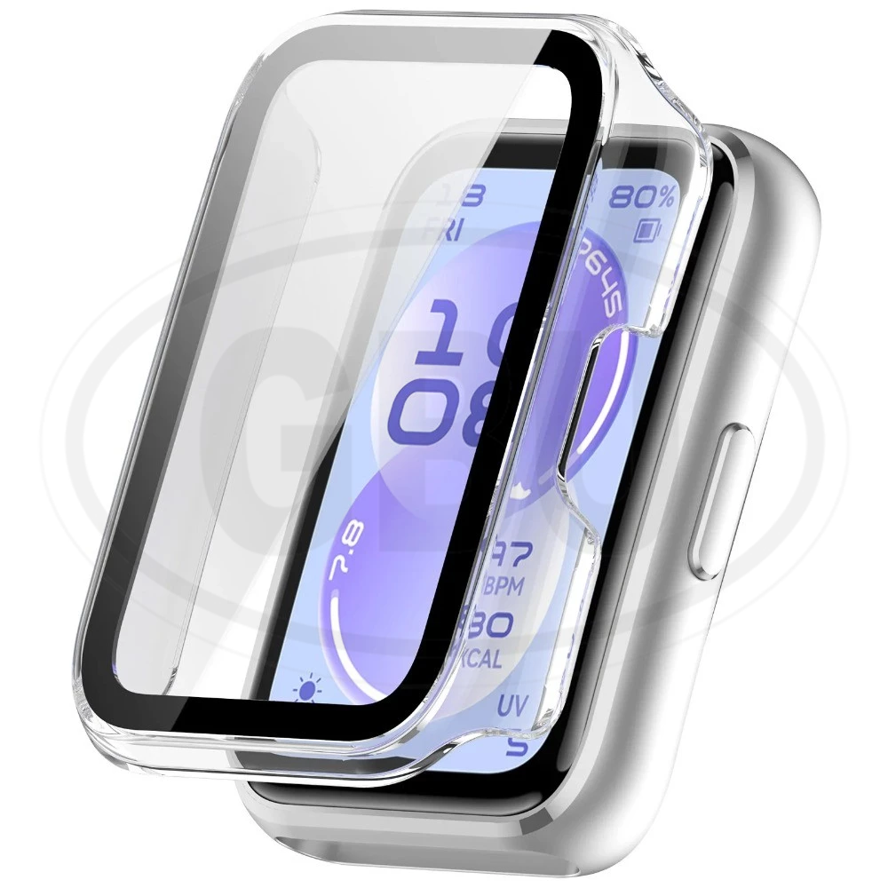 Huawei Band 11 / Huawei Band 11 Pro Sarung Full Built-in Tempered Glass / Sarung Half Silikon - No Screen Cover