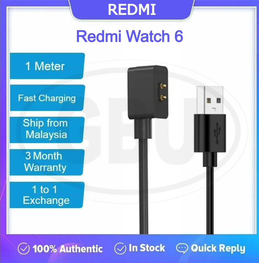 Xiaomi Redmi Watch 6 / Redmi 6 USB Magnetic Charger Dock Cradle Charging Cable