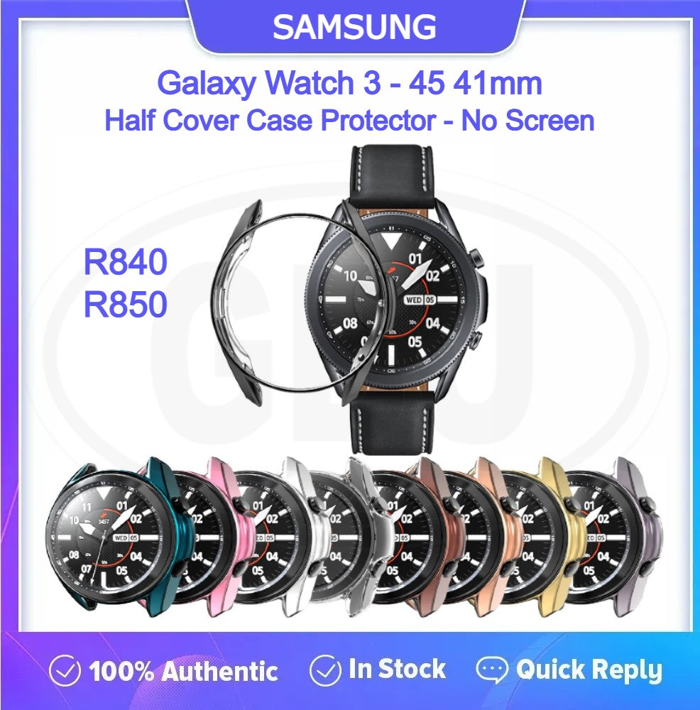 Samsung Galaxy Watch 3 41mm/ Watch 3 45mm / R840 / R850 TPU Half Protector Cover Case - No Screen