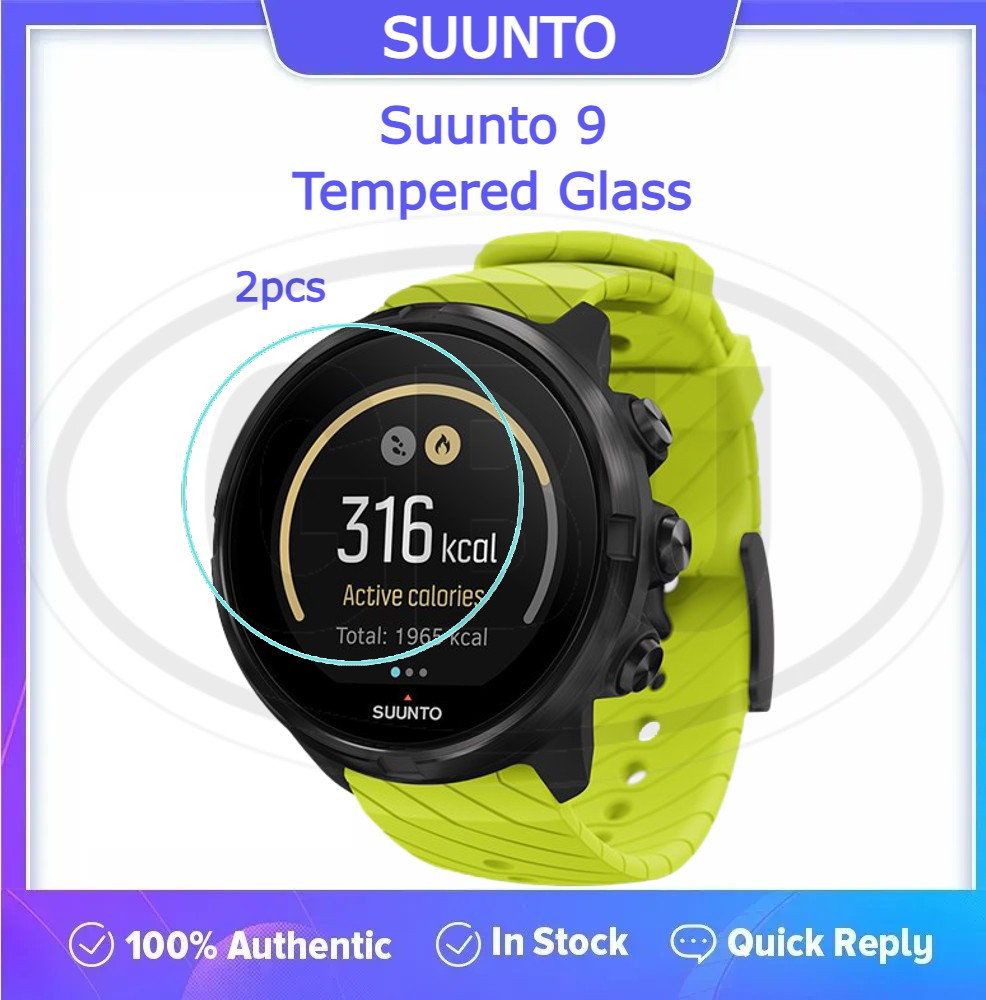 [2pcs] Suunto 9 / Suunto 7 Screen Protector HD Tempered Glass