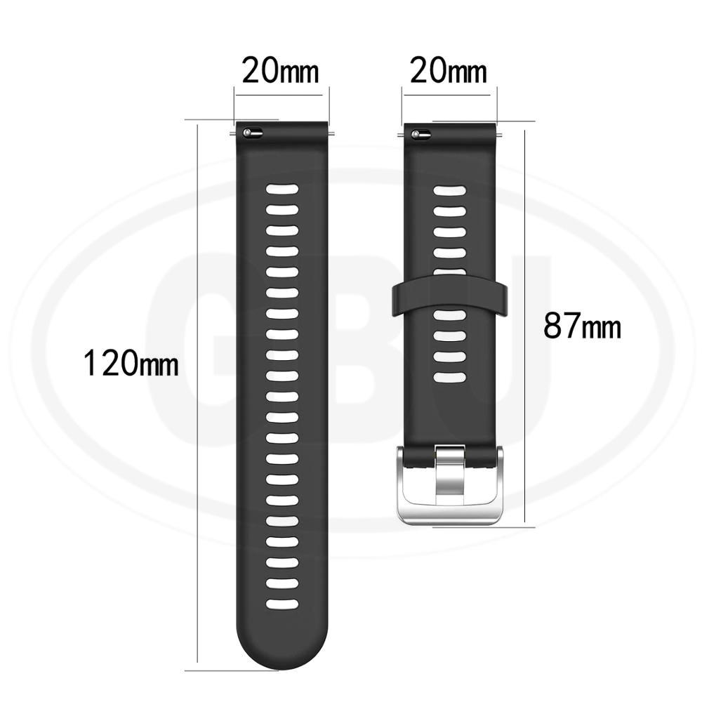 Amazfit Active / Bip 3 / Bip 3 Pro / Bip U / Bip U Pro / Bip S / Bip 1S / Bip / Neo Soft Silicone Watch Band Strap - 20mm