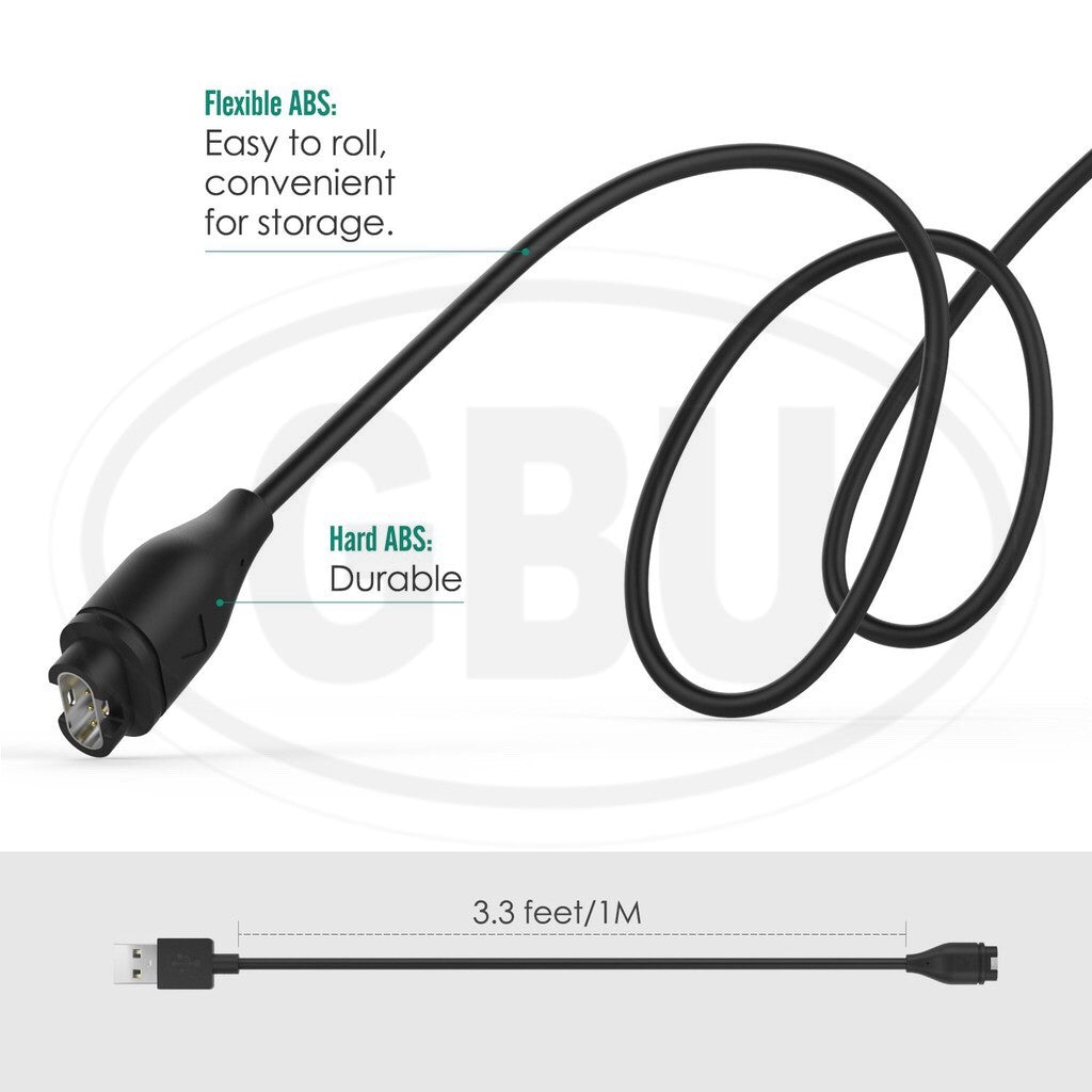 Garmin Venu X1 / Venu 4 / Venu 3 / Venu SQ 2 / Venu SQ / Venu 3s / Venu 2 / Venu 2s USB Charging Cable Data Cable