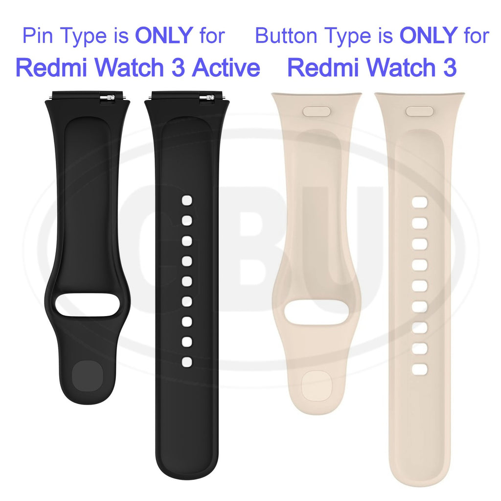 Xiaomi Redmi Watch 3 Active /  Redmi Watch 3 Smart Watch Soft Silicone Replacement Strap Band