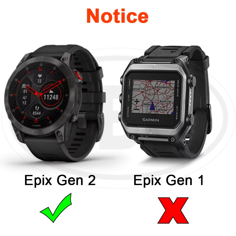 [2pcs] Garmin Epix Gen 2 / epix (Gen 2) Watch Screen Protector HD Tempered Glass