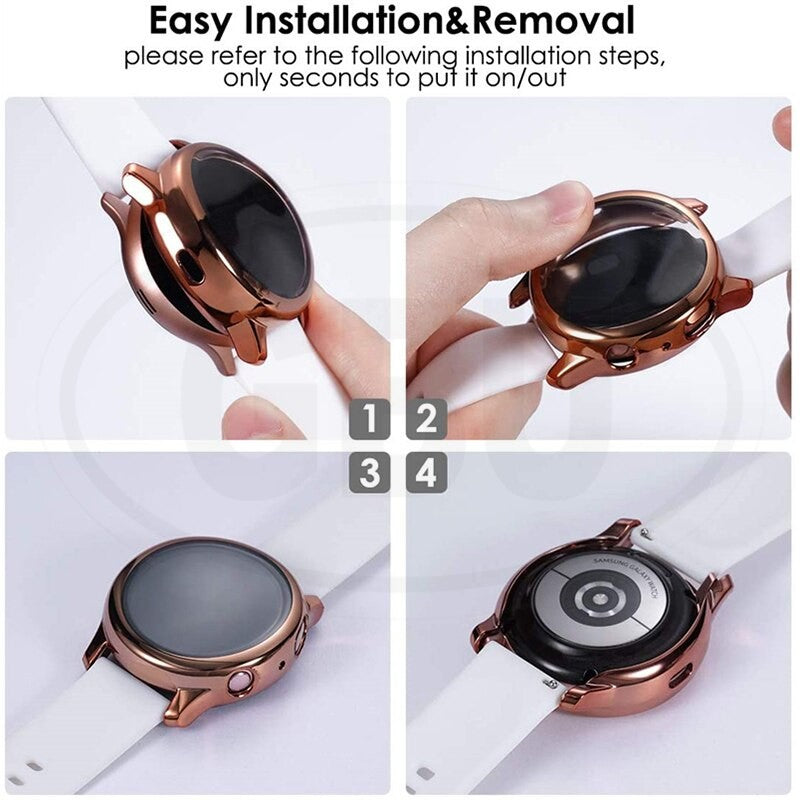 Samsung Galaxy Watch Active / Active 2 44mm / Active 2 40mm / R820 / R830 / R500 TPU Full Protector Cover Case