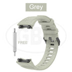 Compatible with Amazfit T Rex 3 / T-Rex 3 Strap Soft Silicone Strap Band (NOT ORIGINAL)